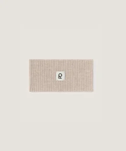 Rodier Bandeau en laine beige chiné