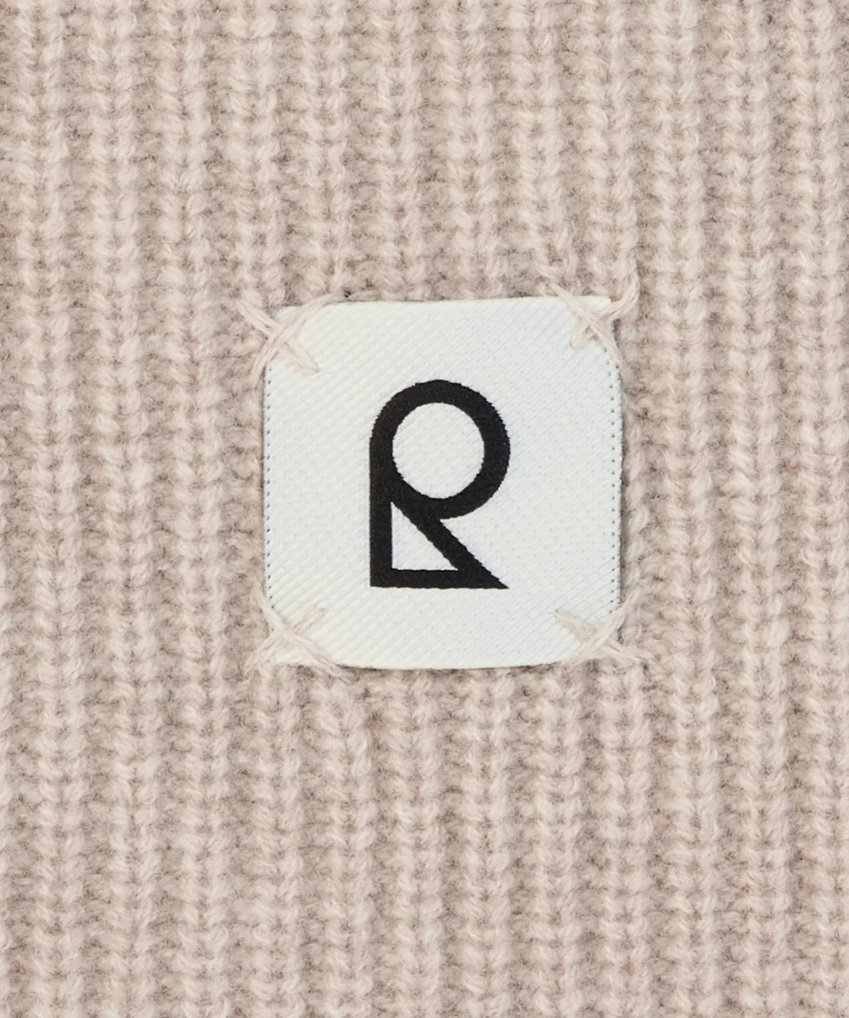 Rodier Bandeau en laine beige chiné