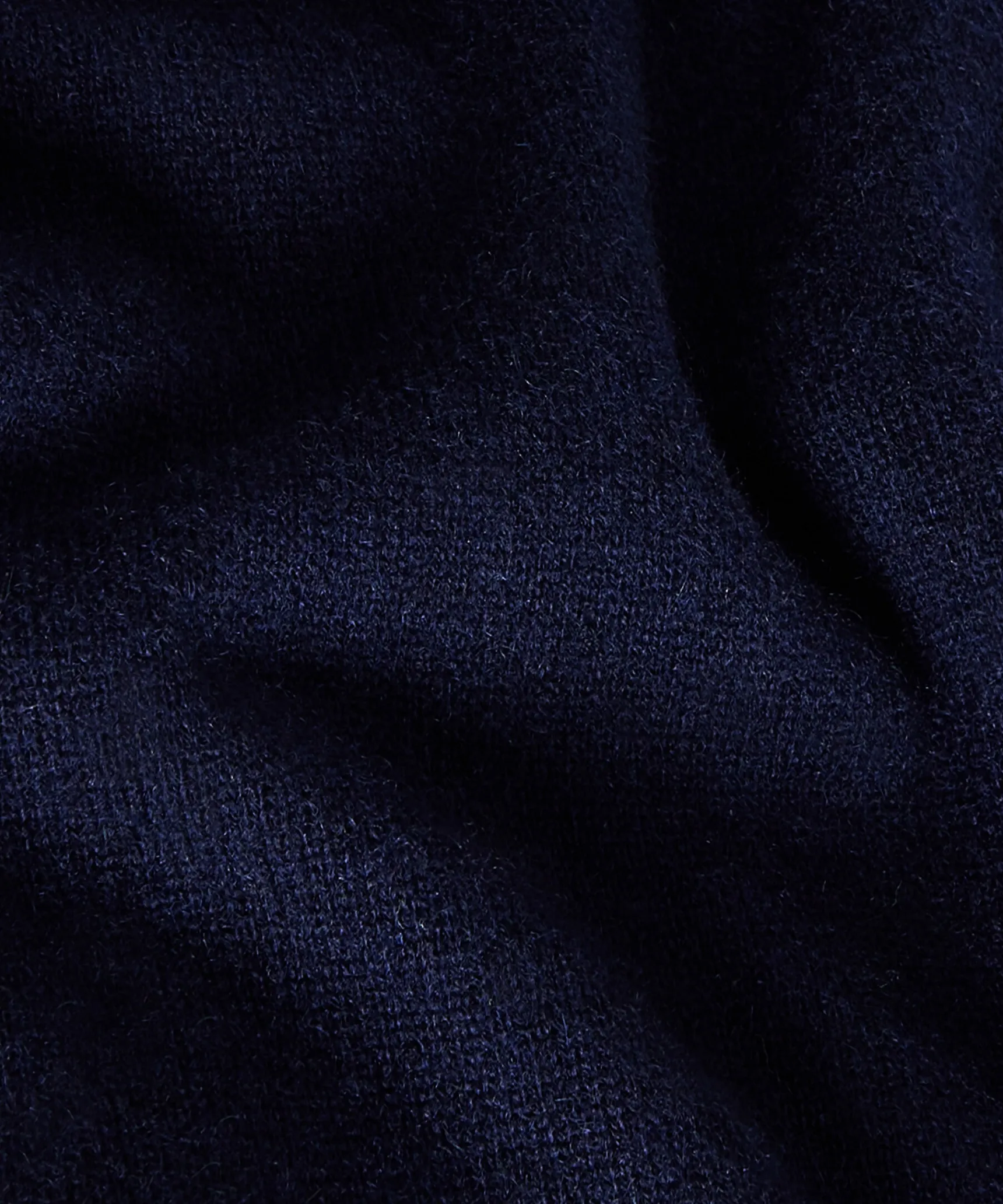 Online Rodier Blouson à capuche en cachemire bleu marine