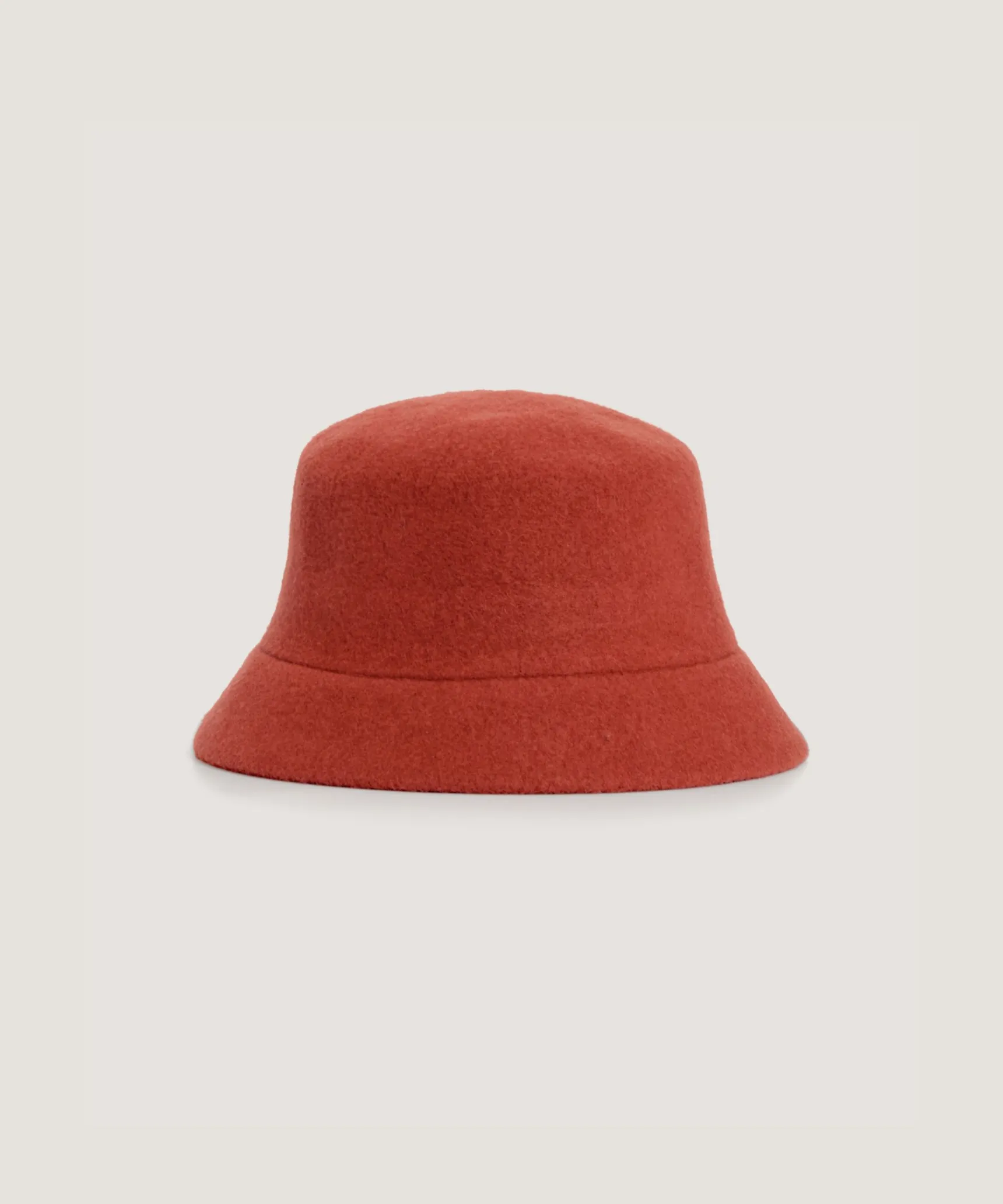 Online Rodier Bob en laine rouge brique