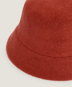 Online Rodier Bob en laine rouge brique