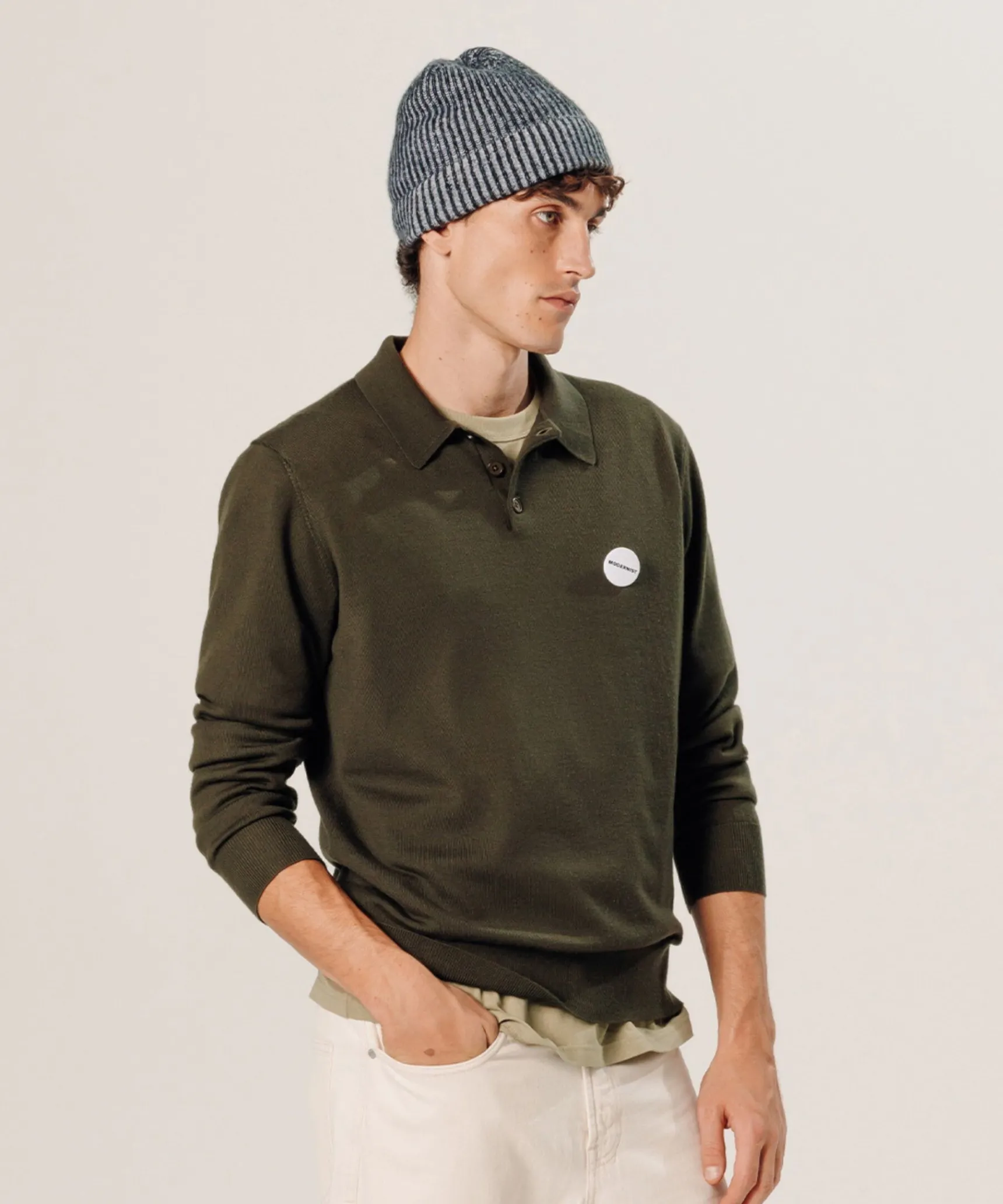 Best Rodier Bonnet bicolore en cachemire noir