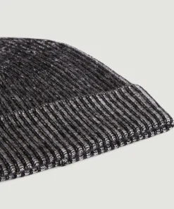 Best Rodier Bonnet bicolore en cachemire noir