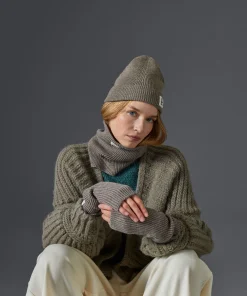 Outlet Rodier Bonnet en laine mérinos unisexe OEKO-TEX® marron taupe