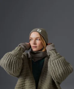 Outlet Rodier Bonnet en laine mérinos unisexe OEKO-TEX® marron taupe