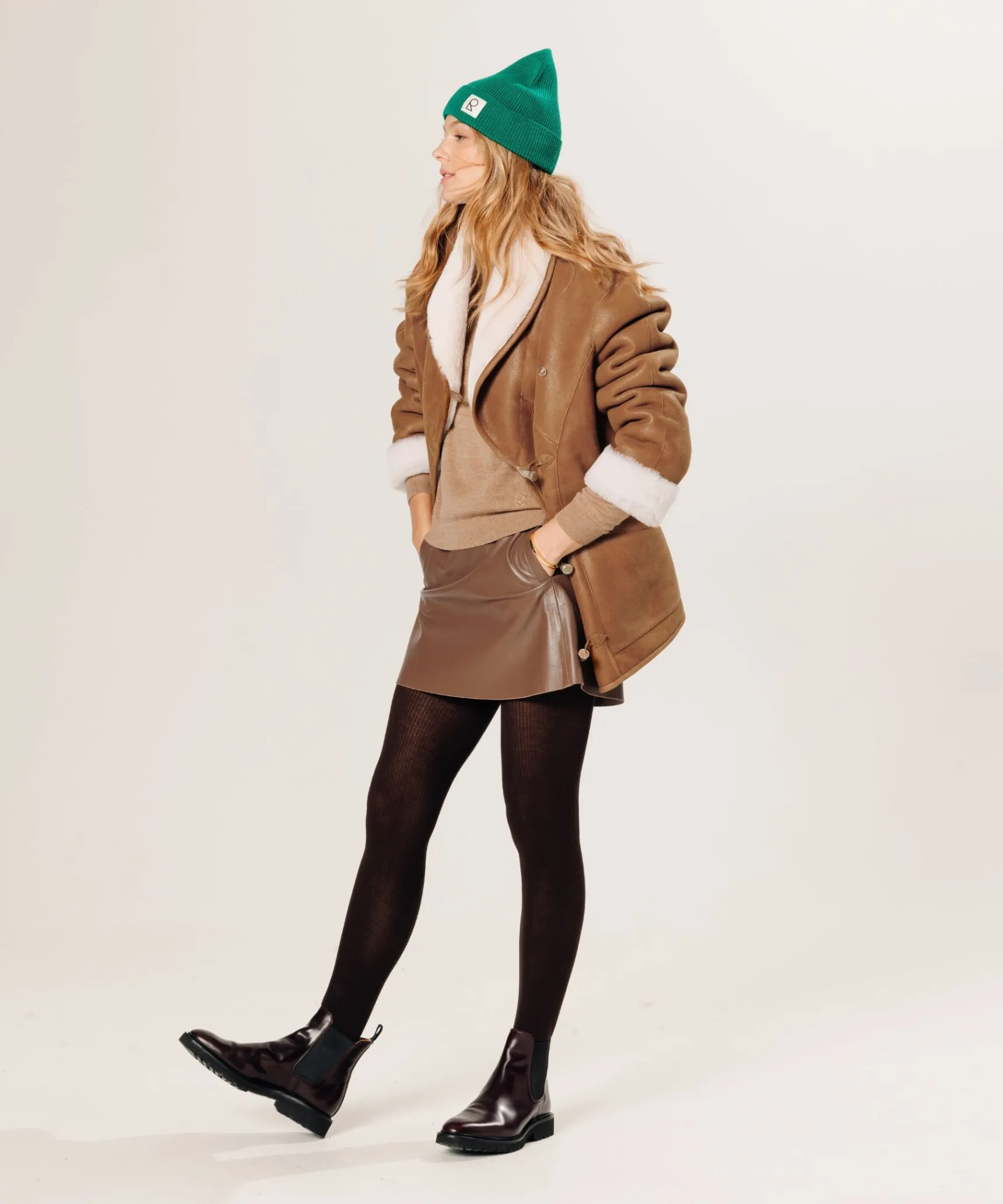Discount Rodier Bonnet en laine mérinos unisexe OEKO-TEX® vert bouteille
