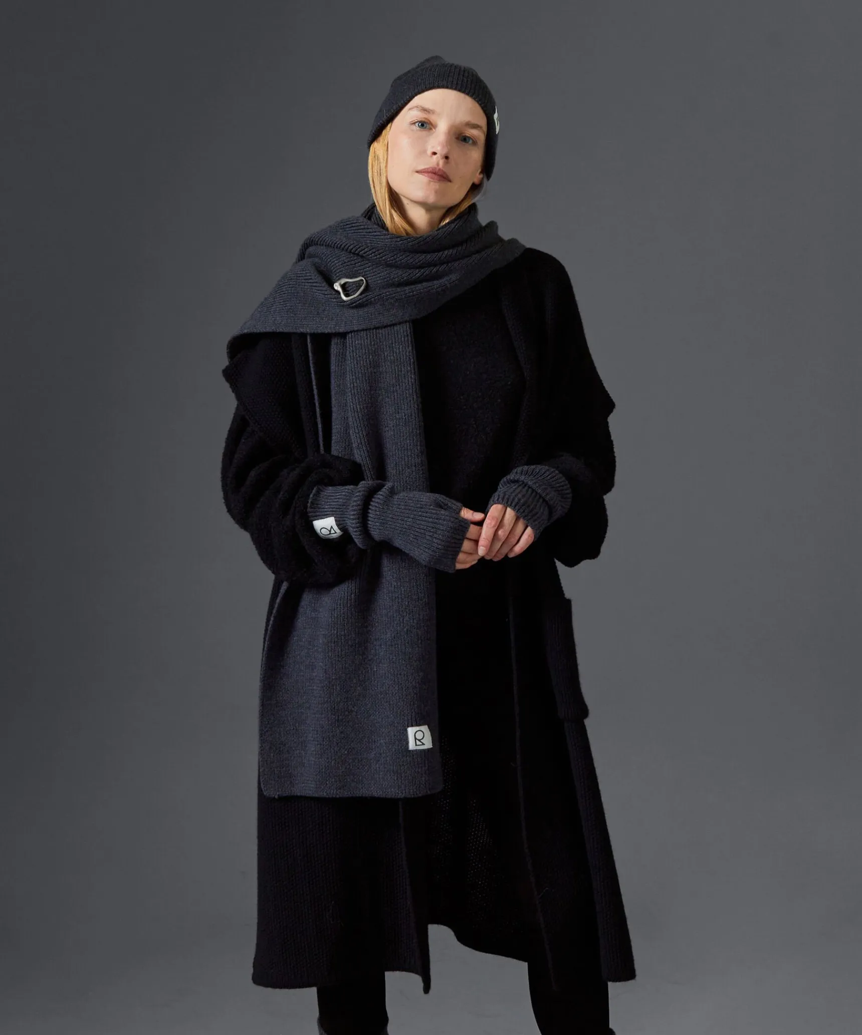 Discount Rodier Bonnet en laine mérinos unisexe OEKO-TEX® gris