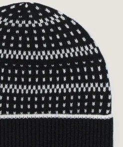 Sale Rodier Bonnet jacquard noir