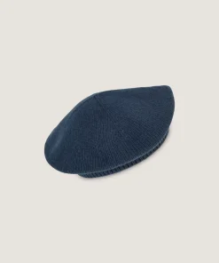 New Rodier Béret en laine bleu denim