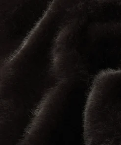 Hot Rodier Cape fausse fourrure marron fonce