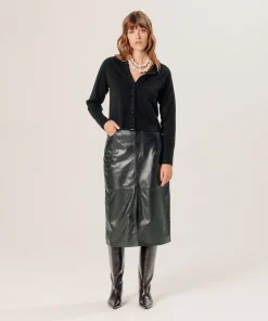 Rodier Cardigan en cachemire 2 fils noir