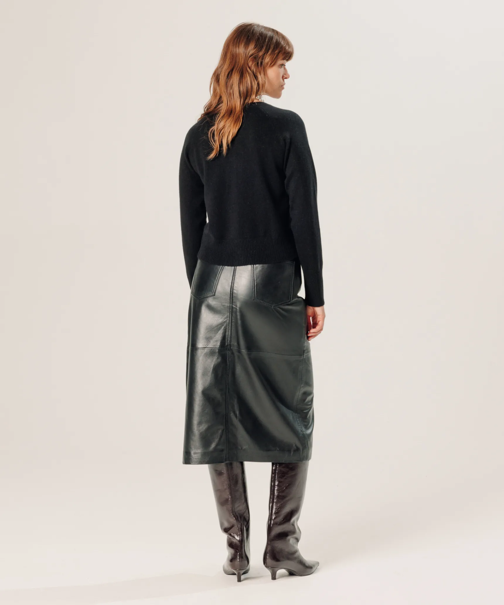 Rodier Cardigan en cachemire 2 fils noir