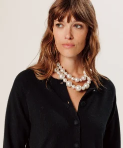 Rodier Cardigan en cachemire 2 fils noir