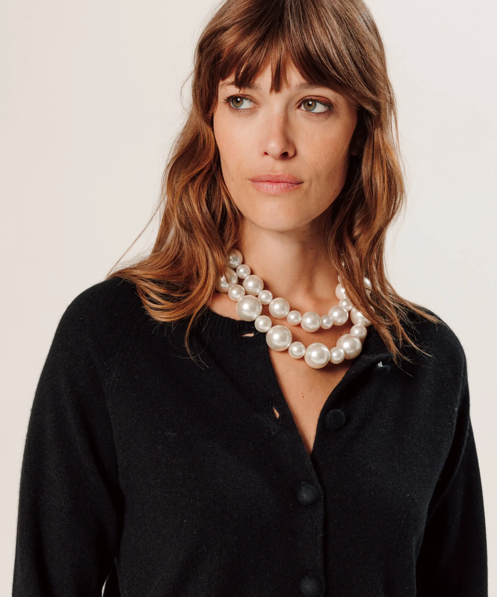 Rodier Cardigan en cachemire 2 fils noir