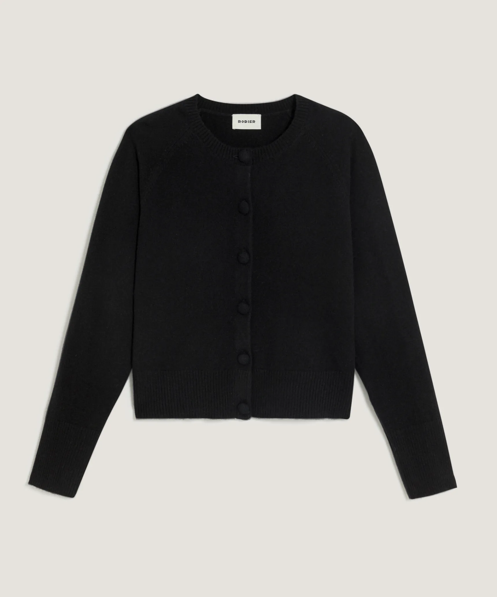 Rodier Cardigan en cachemire 2 fils noir