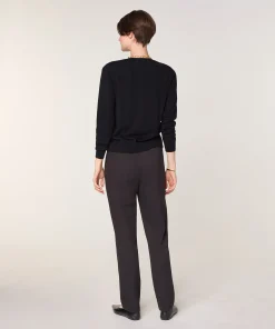 New Rodier Cardigan en laine mérinos noir