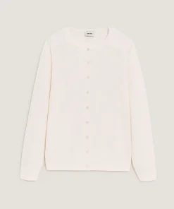 Outlet Rodier Cardigan en laine mérinos blanc