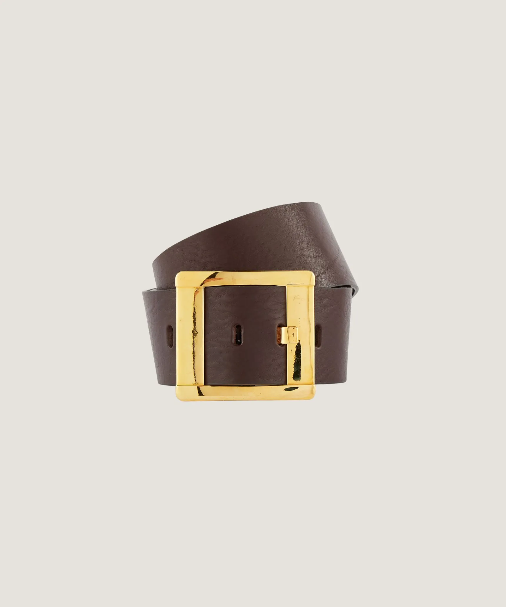 Hot Rodier Ceinture avec boucle marron