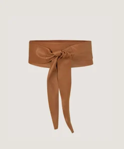 Hot Rodier Ceinture large cuir marron camel