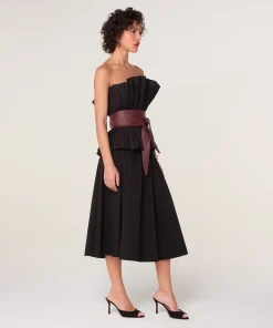 Clearance Rodier Ceinture large cuir marron