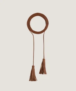 Sale Rodier Ceinture lien cuir marron camel
