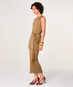 Sale Rodier Ceinture lien cuir marron camel