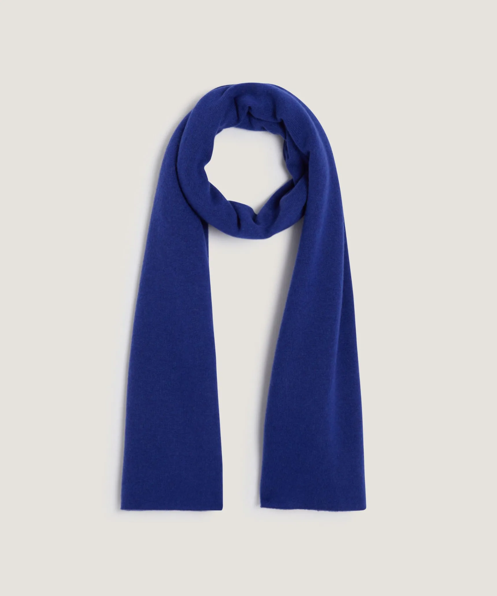 Best Rodier Écharpe en cachemire bleu outremer