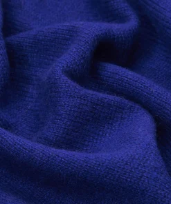 Best Rodier Écharpe en cachemire bleu outremer