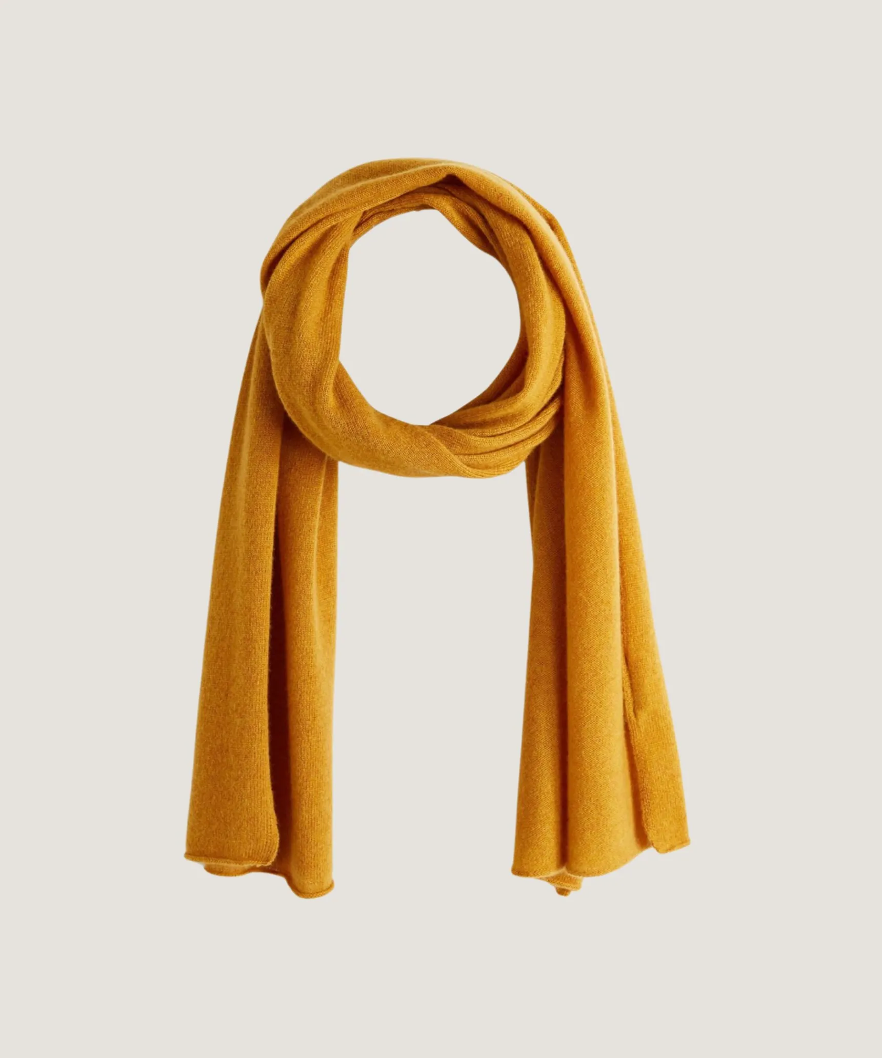 Best Rodier Écharpe en cachemire jaune