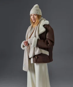 Sale Rodier Écharpe en laine mérinos unisexe OEKO-TEX® blanc écru