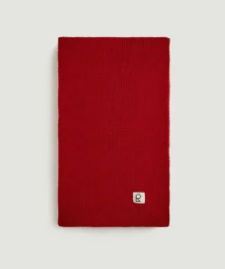 New Rodier Écharpe en laine mérinos unisexe OEKO-TEX® rouge vermillon