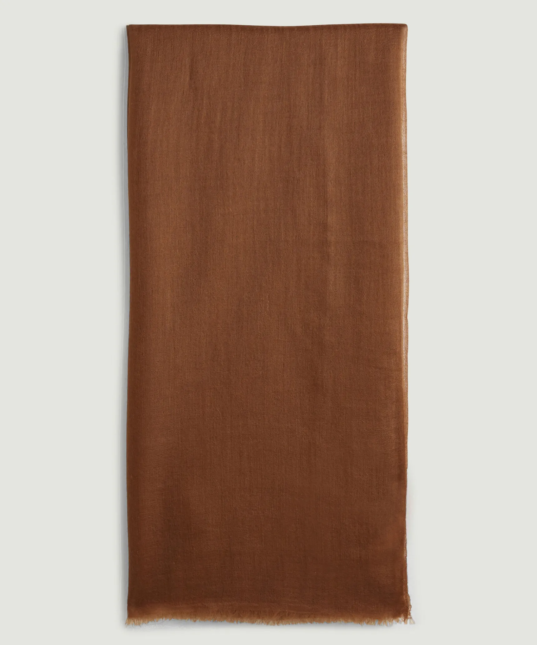 Online Rodier Écharpe fine en cachemire marron camel