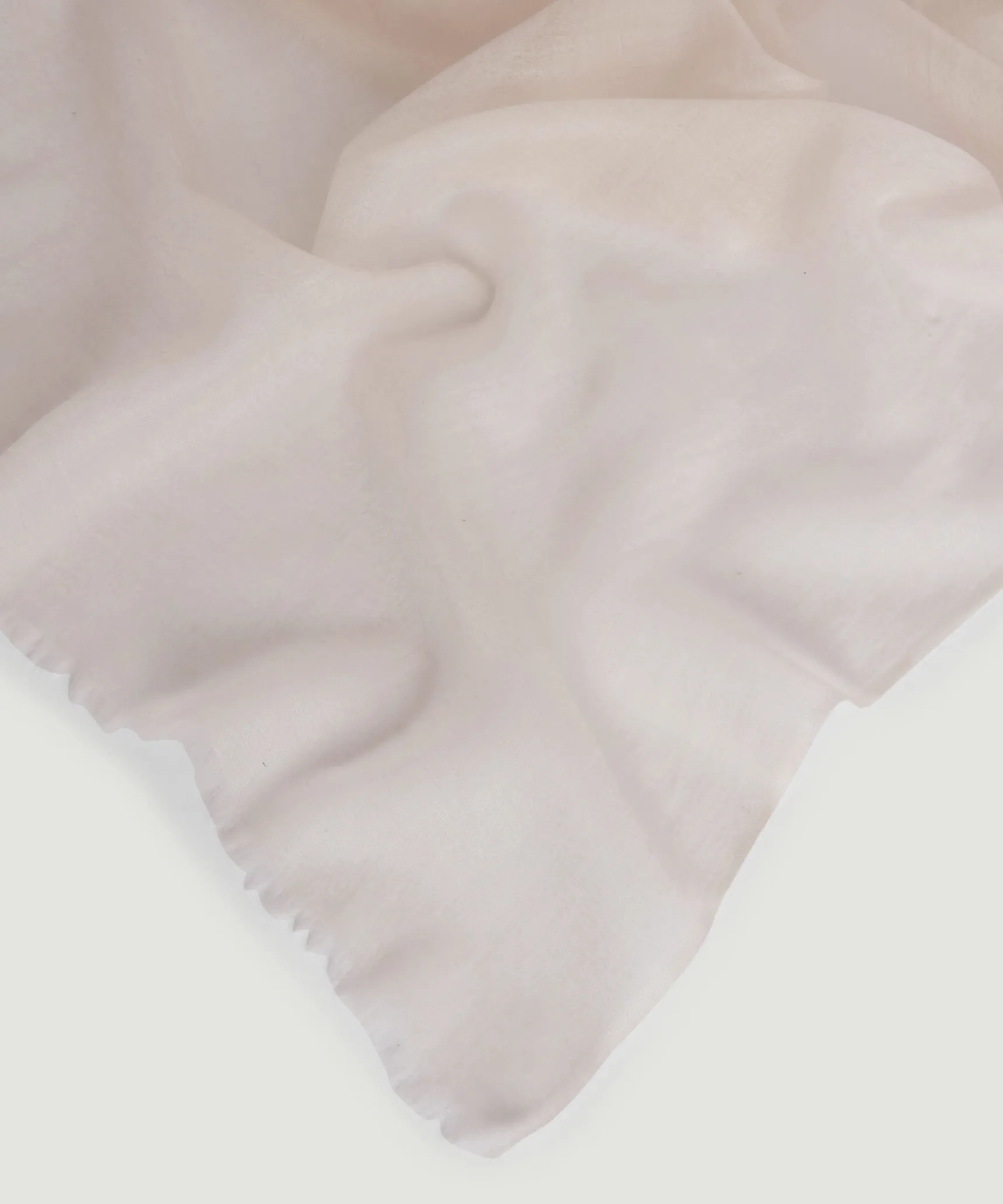 Clearance Rodier Écharpe fine en cachemire blanc écru