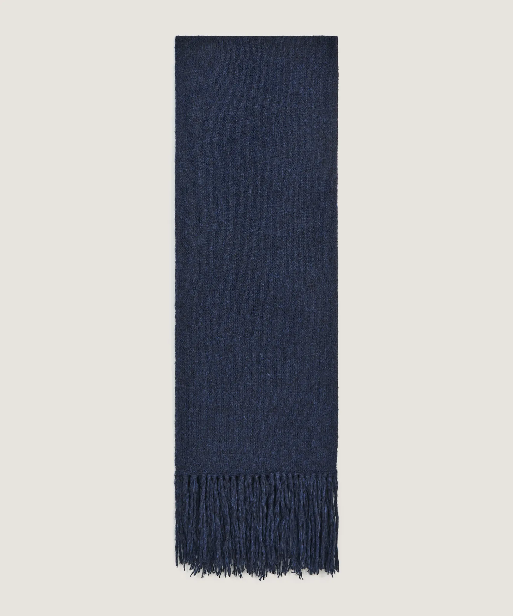 Best Rodier Écharpe longue en grosse maille bleu marine