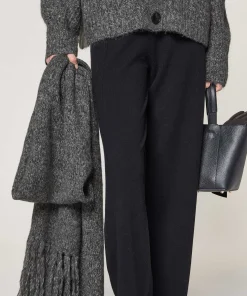 Discount Rodier Écharpe longue en grosse maille gris chiné