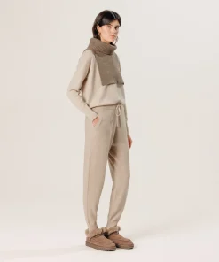 Best Rodier Col en cachemire beige