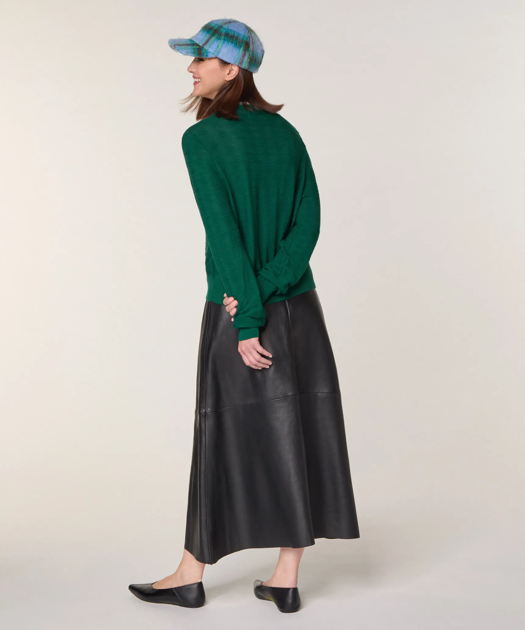 New Rodier Gilet 2 en 1 en laine mérinos vert anglais