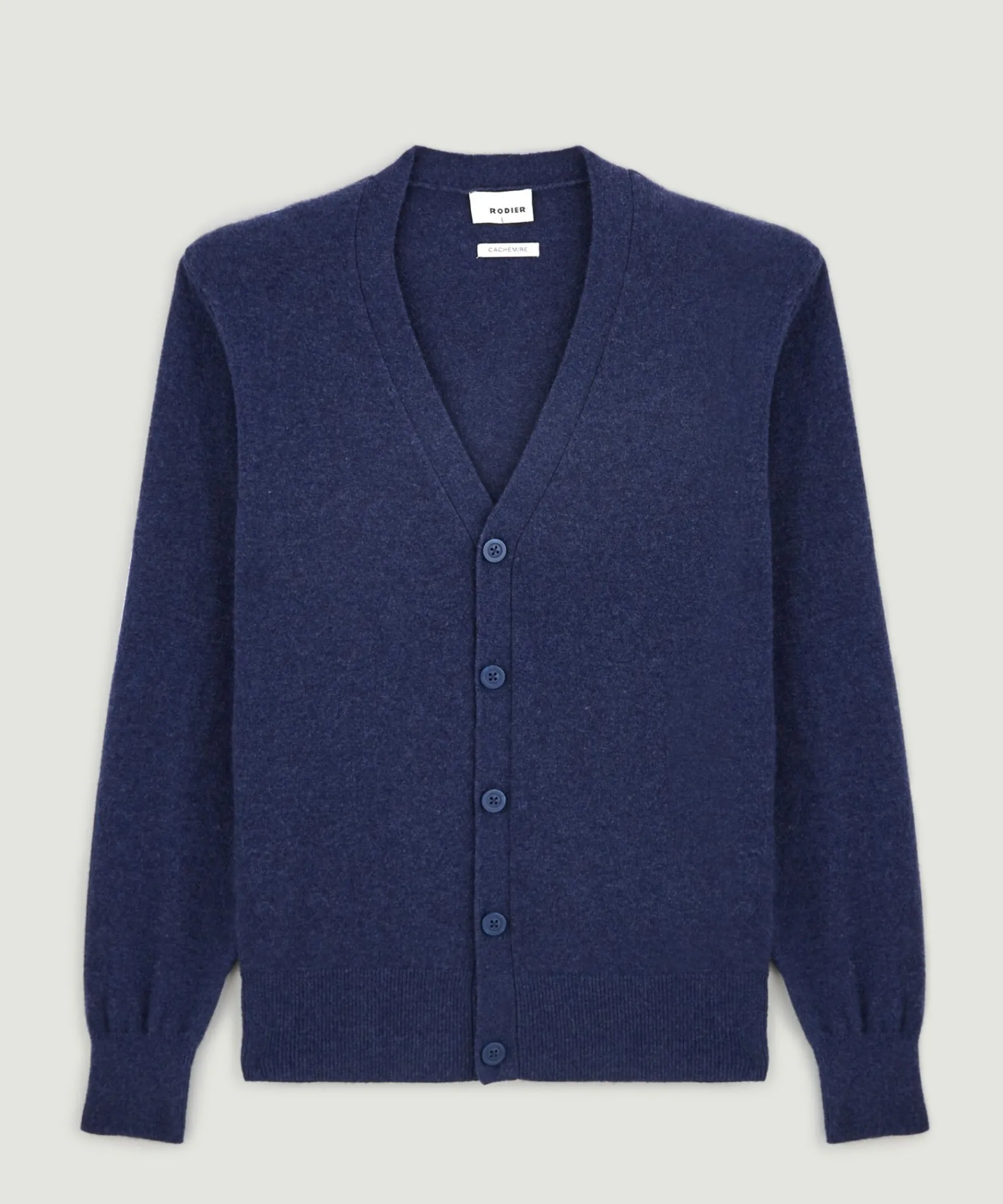 Sale Rodier Gilet en cachemire 2 fils denim