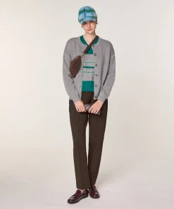 Rodier Gilet en laine milano gris foncé