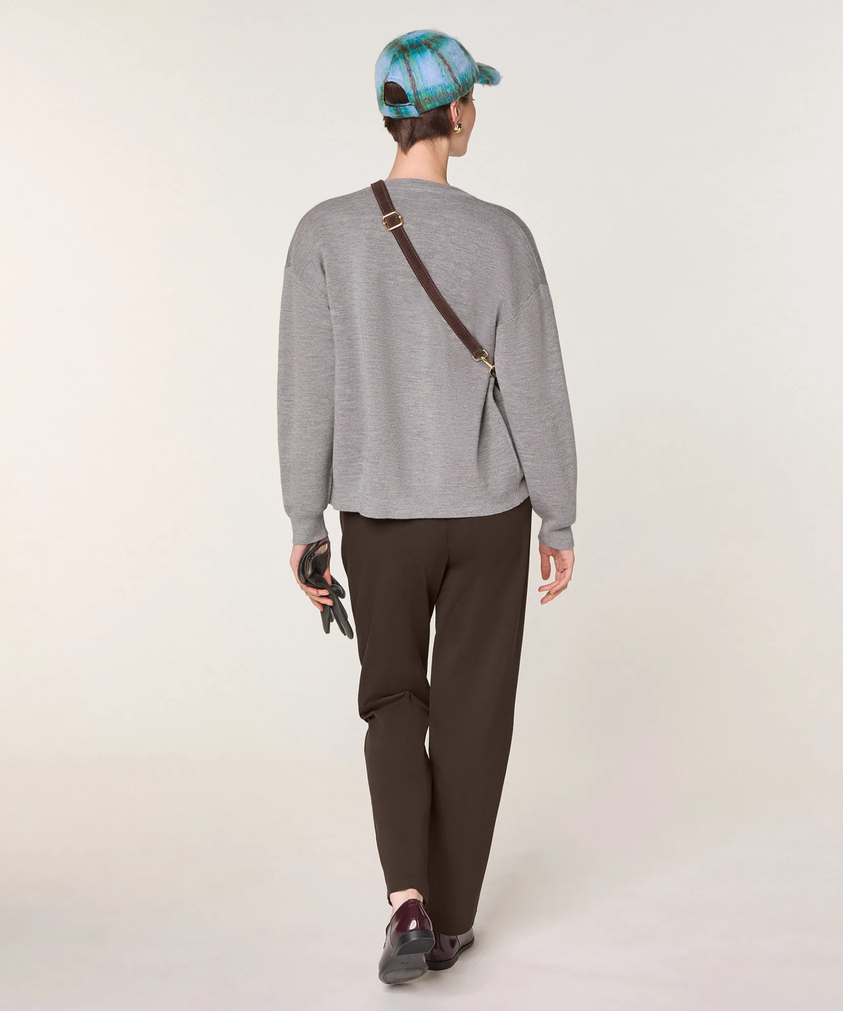 Rodier Gilet en laine milano gris foncé