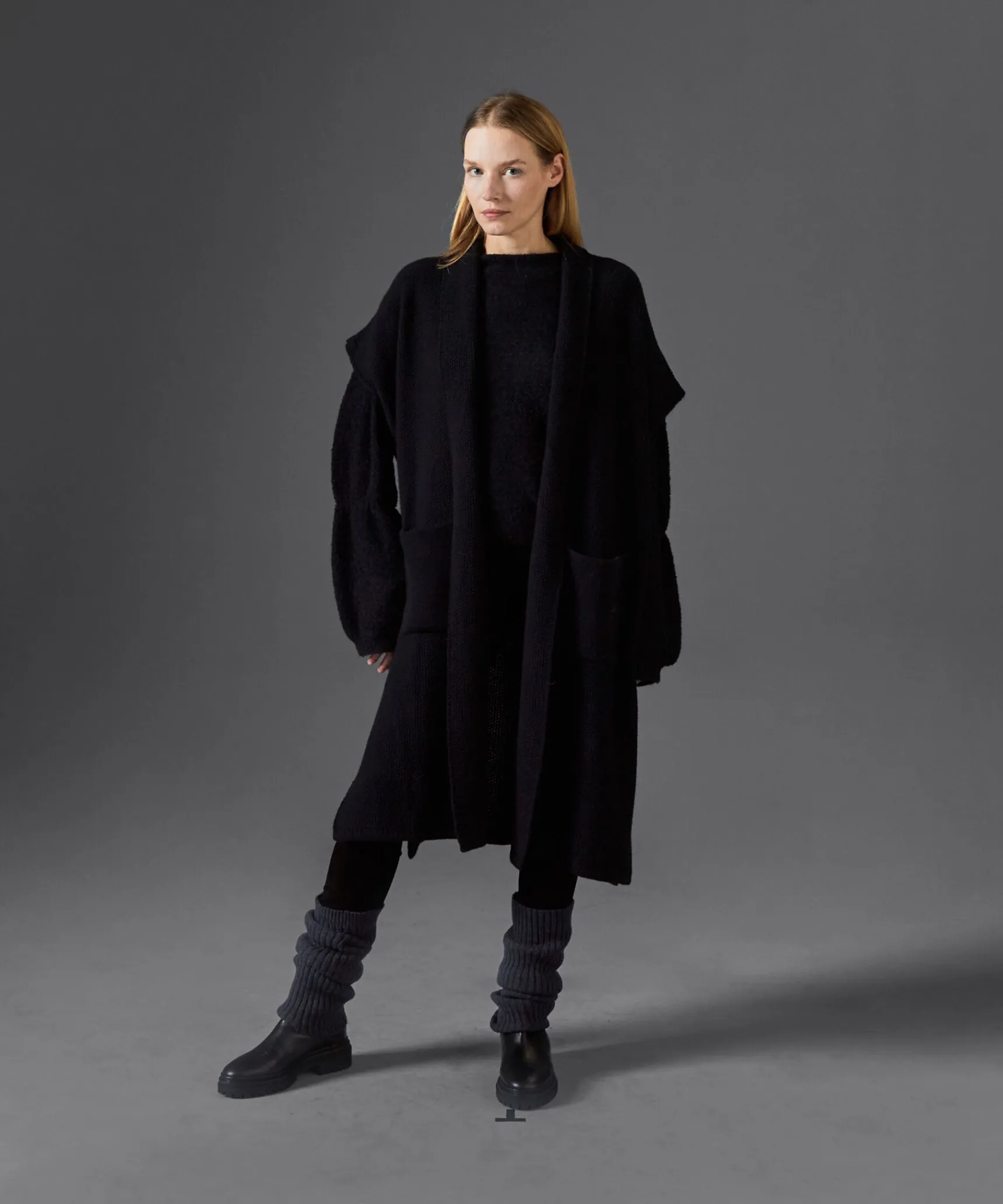 Clearance Rodier Guêtres en laine mérinos OEKO-TEX® gris