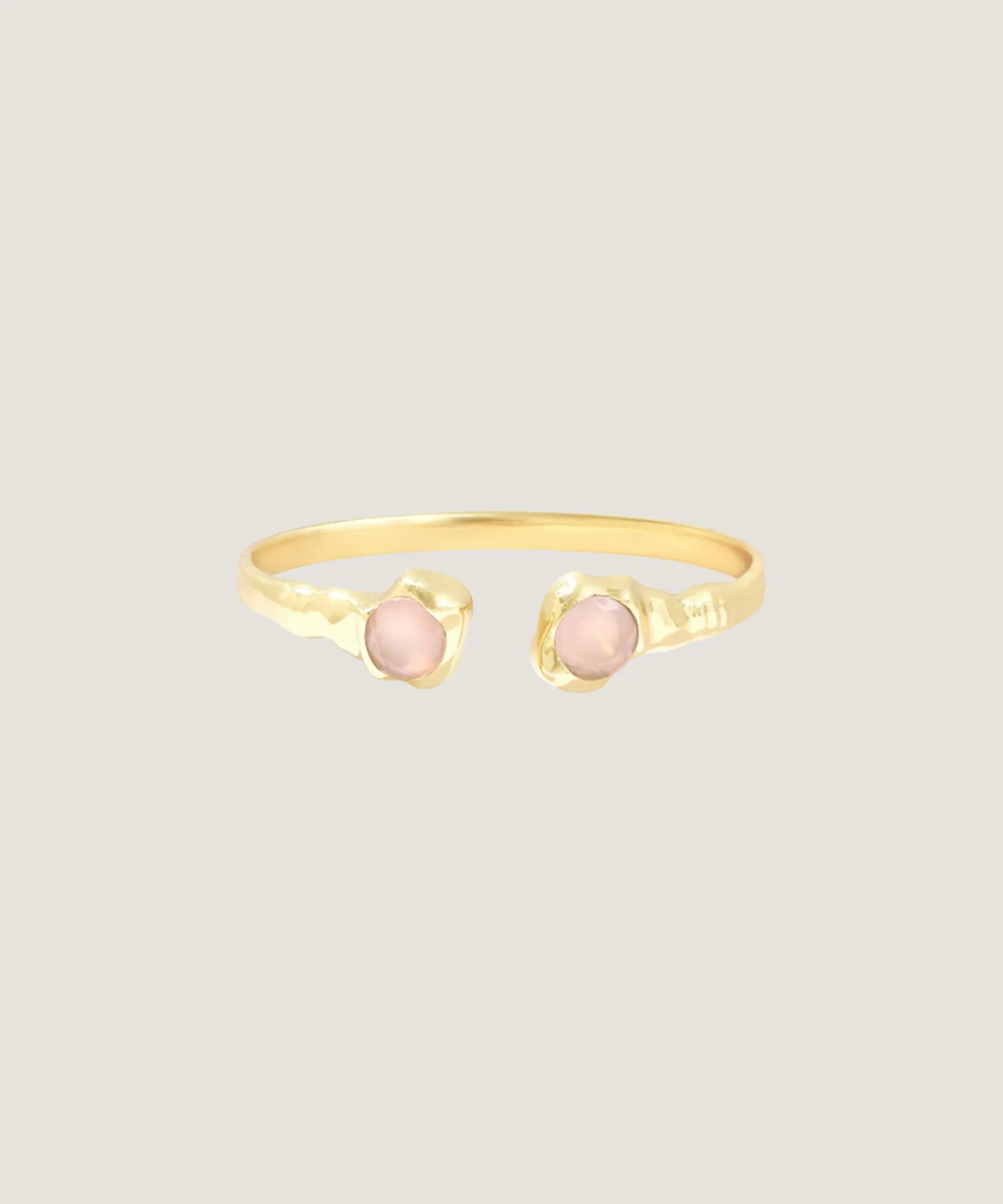 Outlet Rodier Jonc toi & moi quartz rose DEAR CHARLOTTE X jaune or