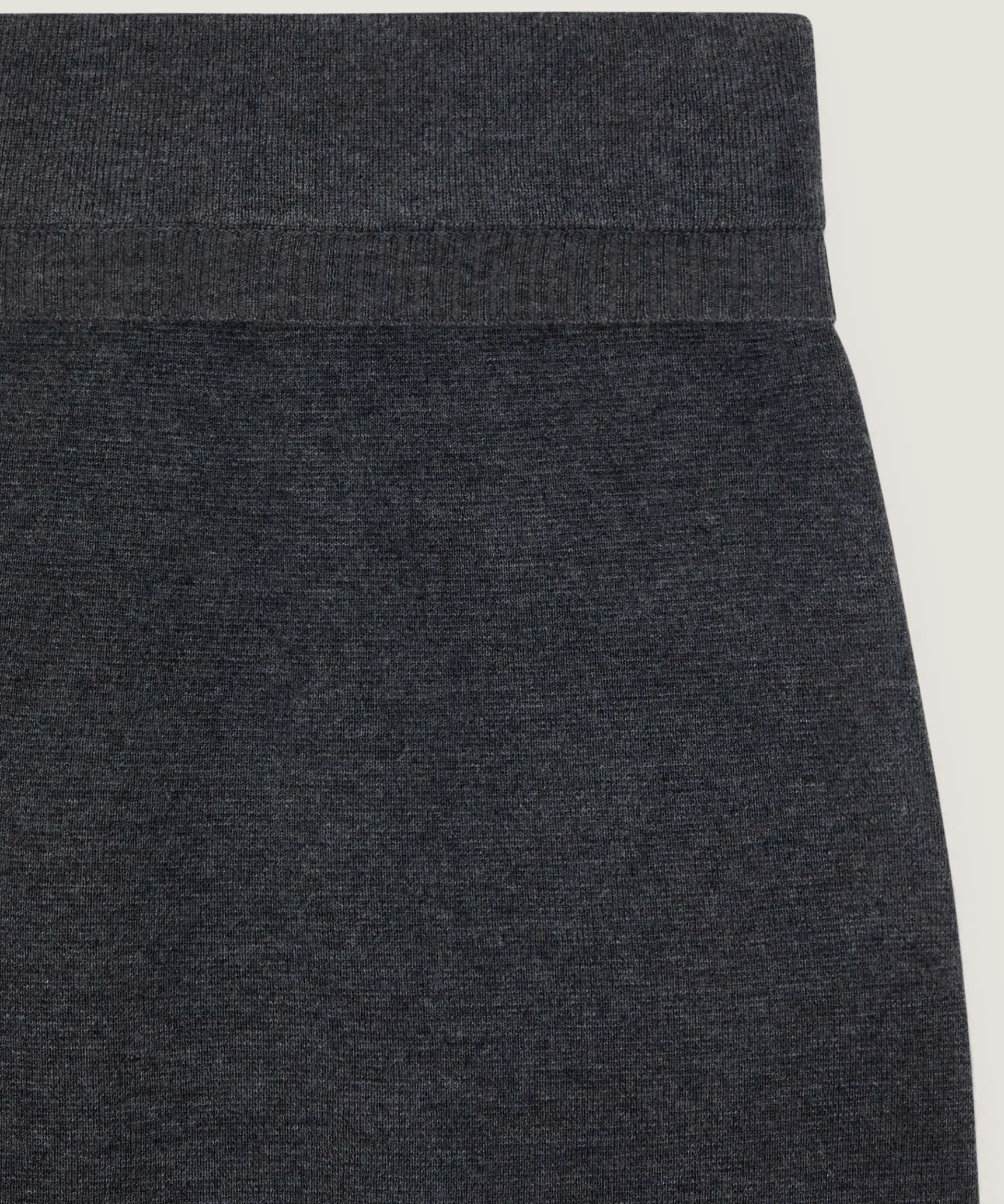 Online Rodier Jupe courte en maille gris foncé
