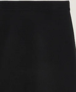 Online Rodier Jupe longue bi-matière noir