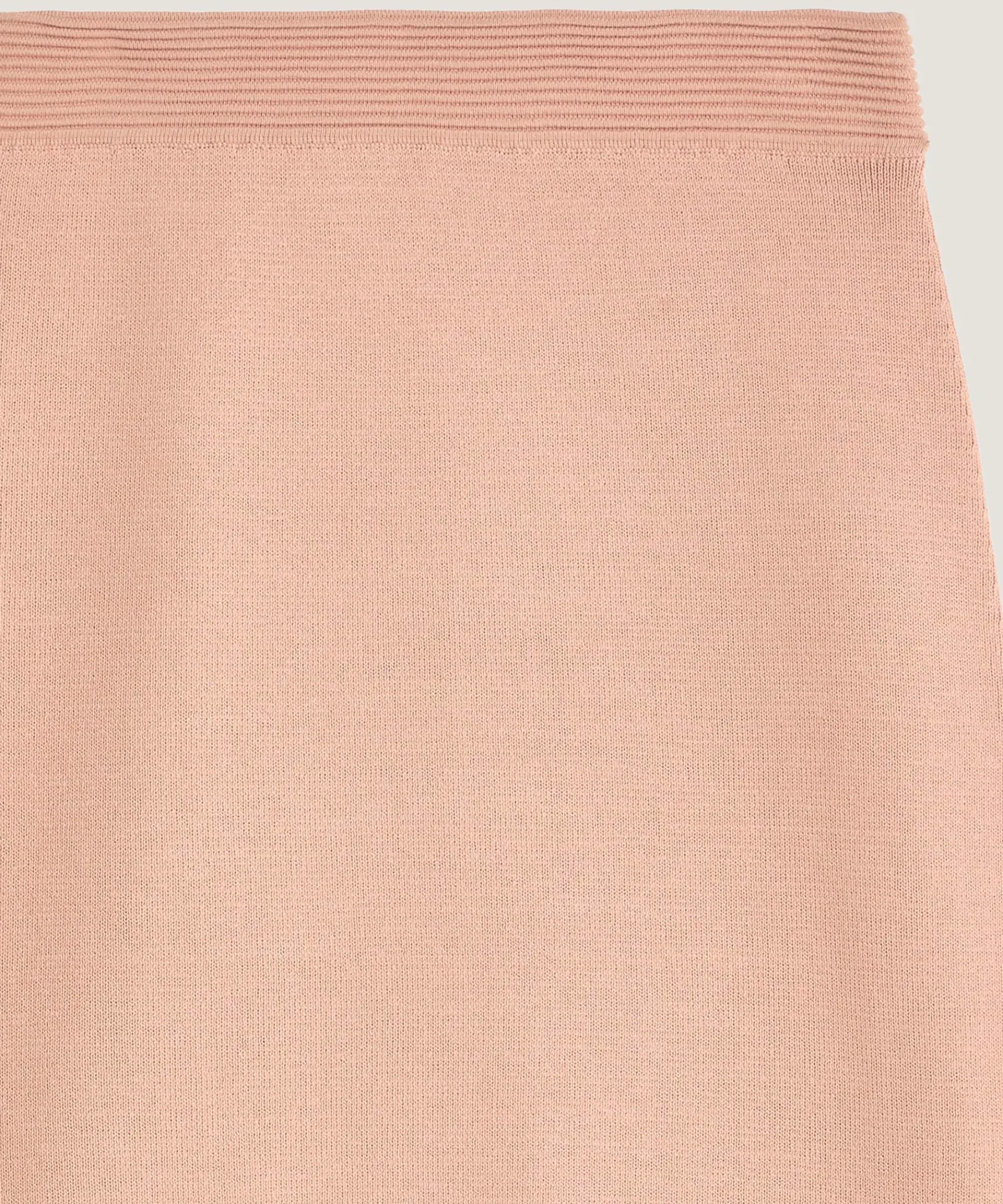 Sale Rodier Jupe longue bi-matière rose poudré