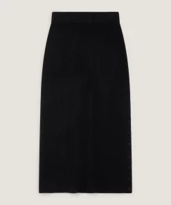 Rodier Jupe longue en maille noir