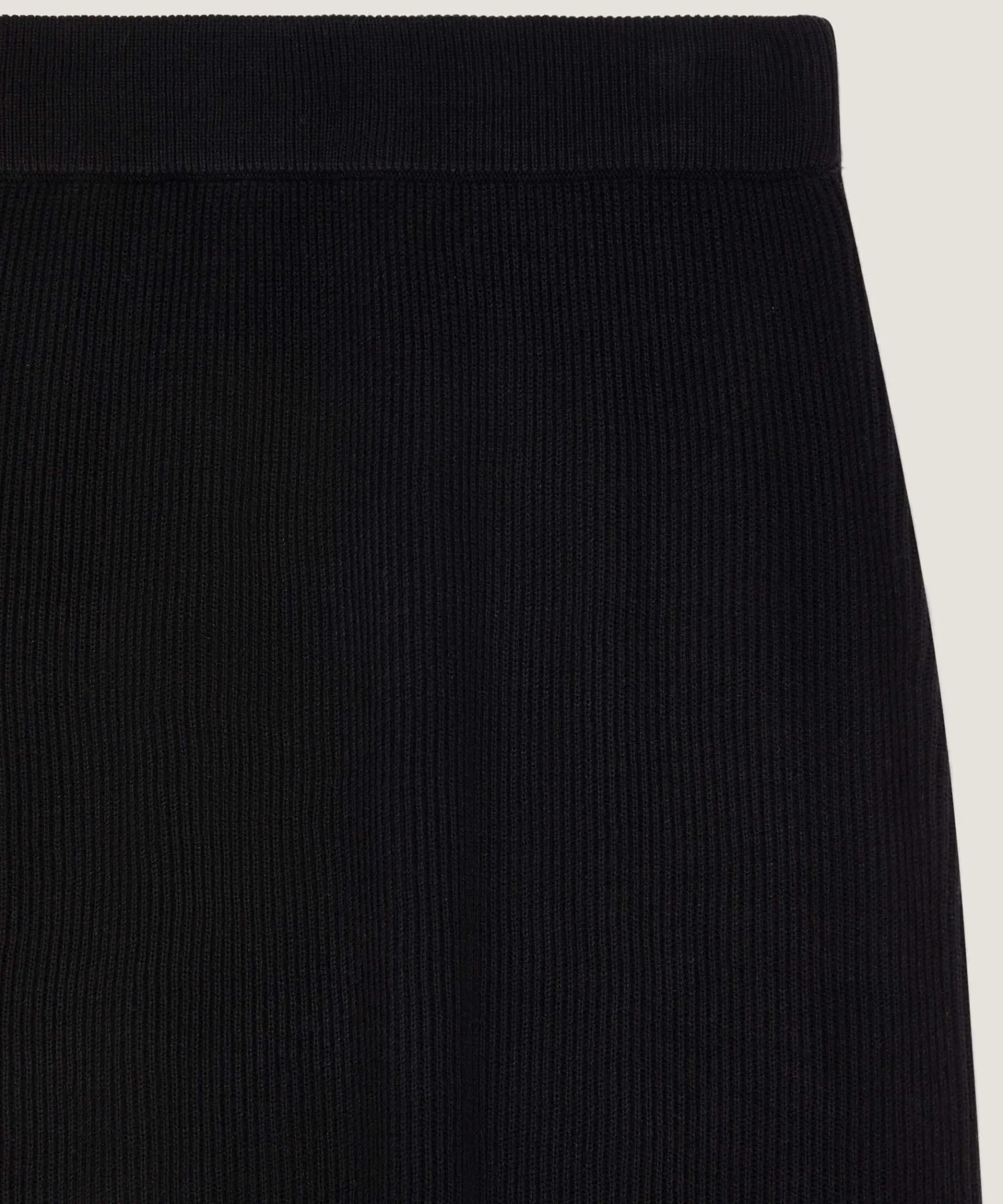 Rodier Jupe longue en maille noir