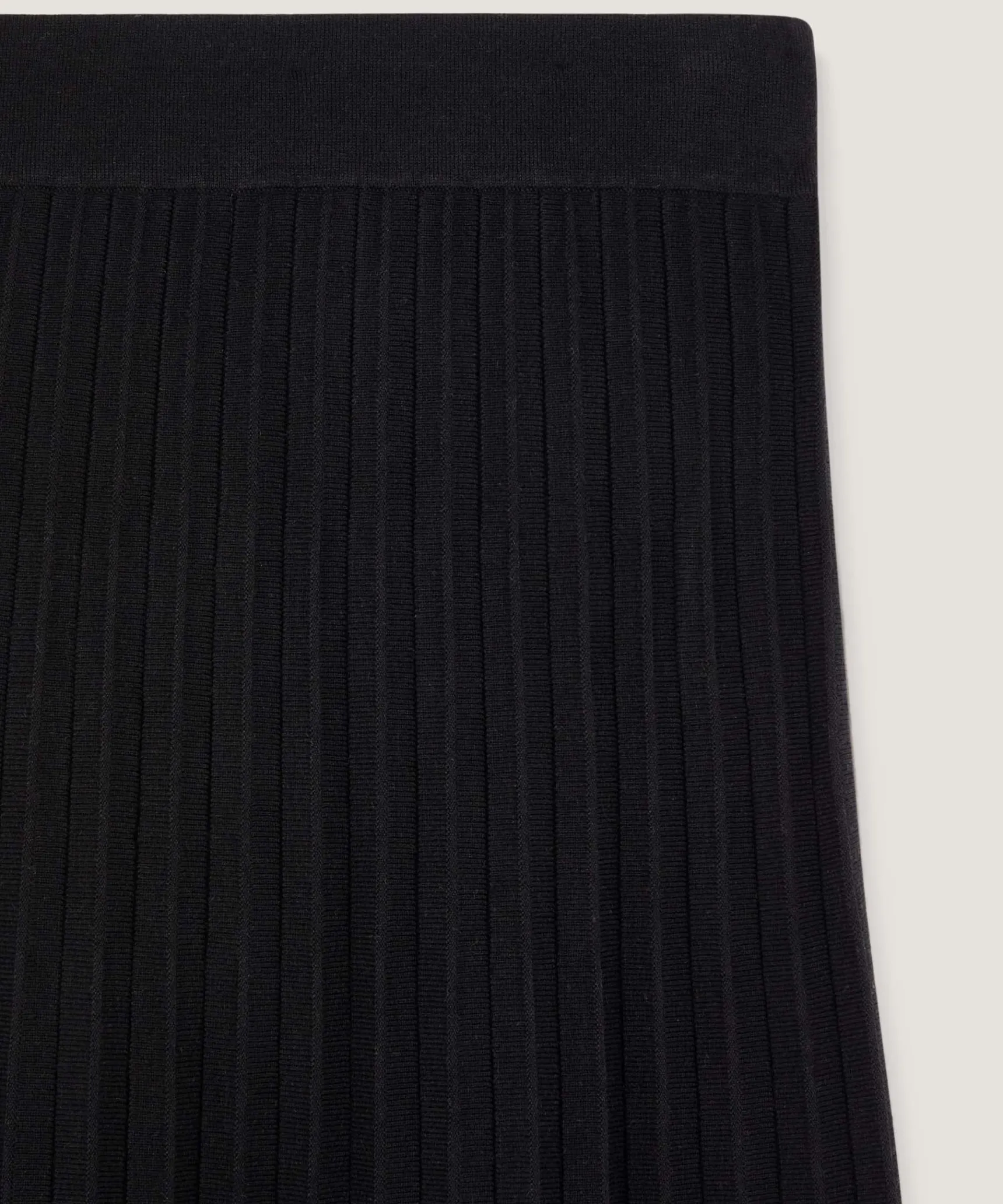 Online Rodier Jupe plissée en maille noir