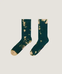 New Rodier La chaussette tie & dye vert foncé