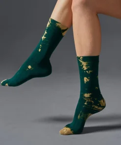 New Rodier La chaussette tie & dye vert foncé